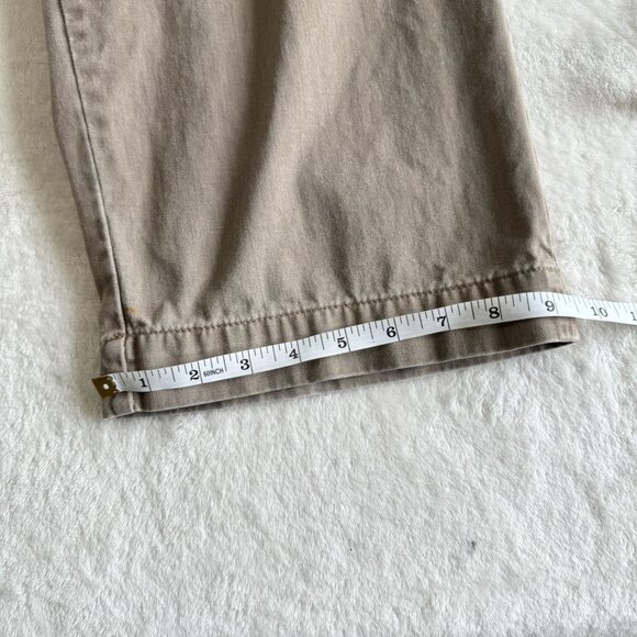Dockers Iconic Khaki Pants Mens 44X32 Beige Flat Front Straight Leg Relaxed Fit - Picture 10 of 12